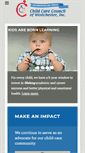 Mobile Screenshot of childcarewestchester.org